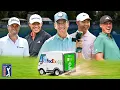 Eli Manning PRANKS Pro Golfers with Tiny FedEx Truck Hilarious