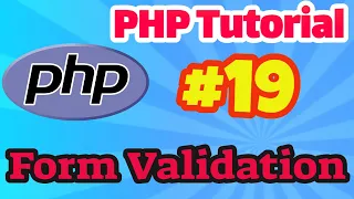 PHP Tutorial Form Validation in PHP