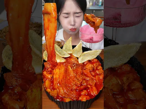 진심 고자극 끝판왕🔥 묵은지 대창 찜닭 먹방 ASMR | 두찜 실비한우곱찜닭