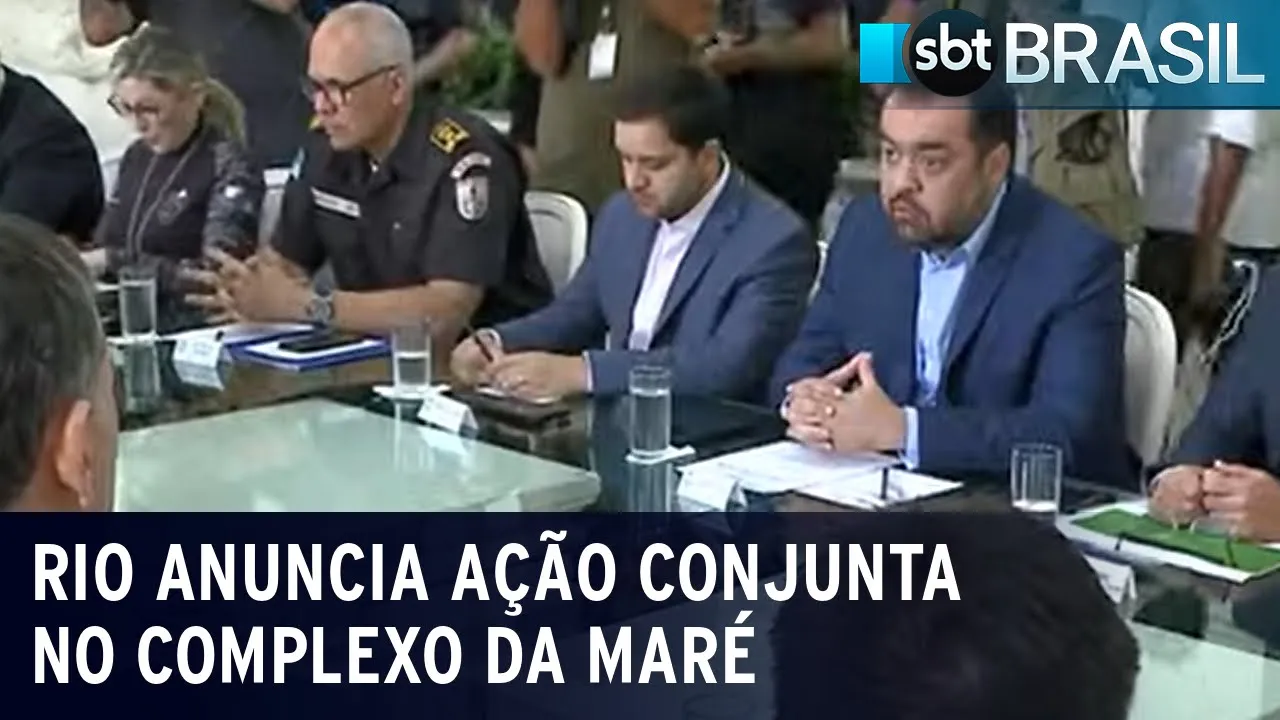 Rio anuncia ação conjunta no complexo da Maré | SBT Brasil (29/09/23)