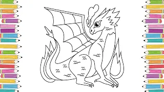 How to Color a Dragon for Kids Dragon Coloring Pages for Kids