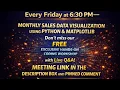 Monthly Sales Data Visualization using Python Matplotlib FREE Hands-On Workshop