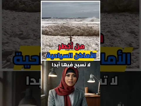 من أغ،ب الاماكن لا تفكر في السباحة فيها أبدا  !!🤯