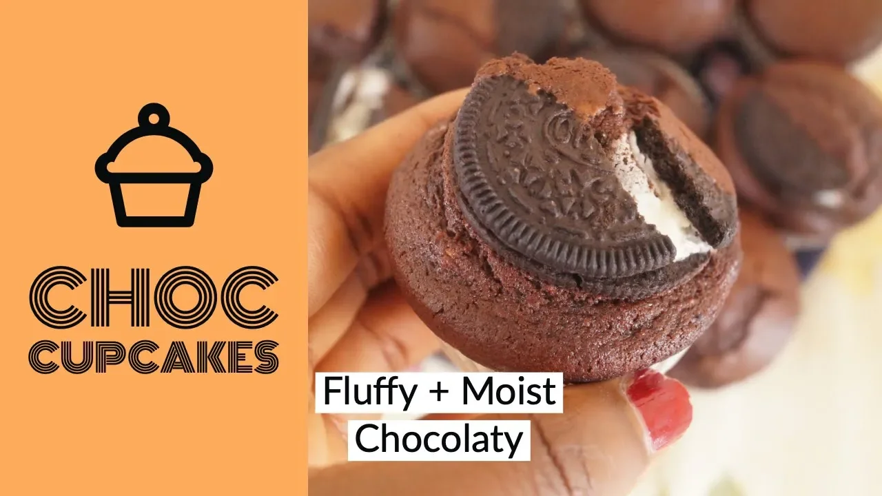 Perfect Vegan Chocolate Cupcakes and Oreo Cupcakes   Easy Vegan Recipe