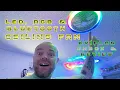 LED Ceiling fan with RGB lights Bluetooth speaker