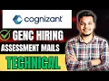 Cognizant Hiring Technical Assessment Cognizant GenC Technical Assessment Mails Out 2025