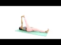 Liggende hand-tot-teen-reeks | Supta Padangusthasana | Yogahouding