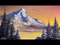 Lagu S8 Ep11 FNF - Mountain Landscape #PaintingTutorial #OilPainting #Tutorial #PaintWithJosh #BobRoss