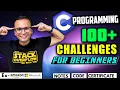 100 C Programming Challenges for Beginners 2024 Hindi Notes GitHub Certification
