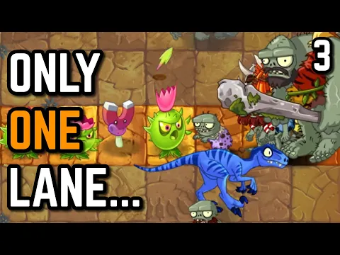 Download MP3 Can you beat Plants vs. Zombies 2 with ONLY ONE LANE? FINALE Part 3