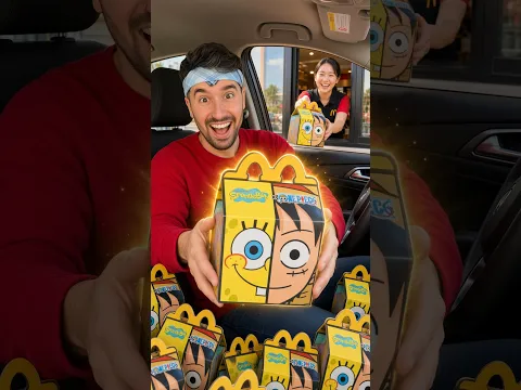 Compré TODAS las CAJITAS FELIZ de MCDONALD'S con BOB ESPONJA x ONE PIECE