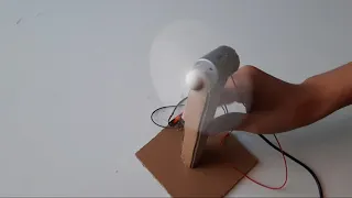 كيف تصنع مروحة كهربائية 