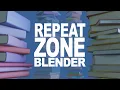 Procedural stacks with the Repeat Zone geometry node in Blender