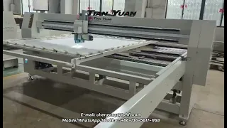 Computer quilting machine