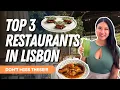 BEST FOOD in LISBON Top Restaurants Dishes You MUST Try