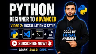 Python Installation Setup Install Python VS Code Run Your First Program