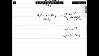 Chem 252 Lecture 10 Part 1 Palladium-Catalyzed Allylic Substitution