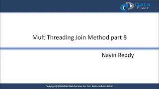 Java Multithreading Join Method Part-8