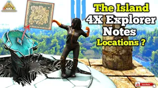 All 4X Explorer Notes Locations On The Island In ARK Ultimate Mobile Edition