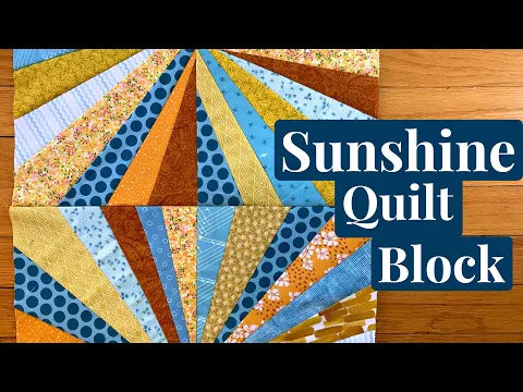 Download MP3 Sunshine Quilt Block with Scraps