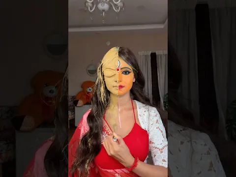 Maa Ashche🥺❤️ #maadurga #creative #durgapuja #ashortaday