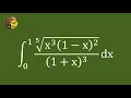 Method 2 Using Beta and Gamma Functions to Evaluate a Definite Integral