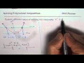 Different ways to solve polynomial inequality