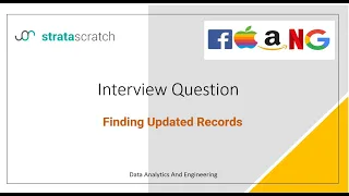 Finding Updated Records Easy StrataScratch SQL Solution Interview Problem