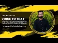How to create voice to text converter using JavaScript