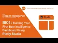BI01 Build Your First Beer Intelligence Dashboard with Plotly Studio Data Analytics Tutorial