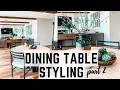 ROUND DINING TABLE DECOR STYLING IDEAS MODERN FARM PART 2 2022