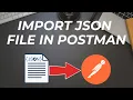 How to import JSON file in Postman Upload JSON file as collection in Postman Transfer collection