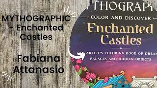 MYTHOGRAPHIC Enchanted Castles - Fabiana Attanasio Adult Colouring Book Flip Through