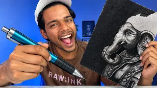 Ye hai Ganpati Bappa ki Realistic Sketch 😱