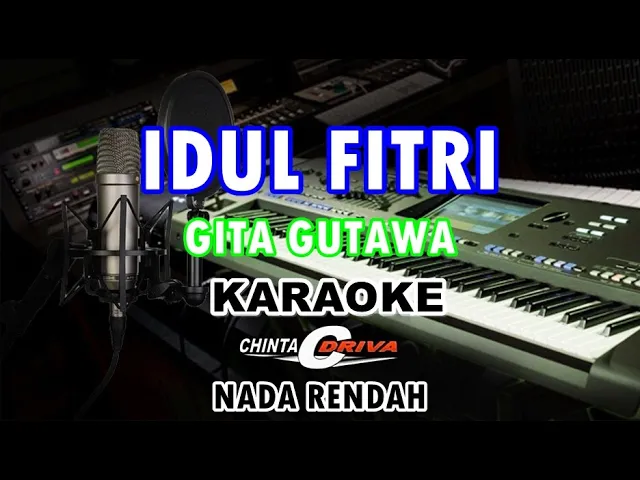 karaoke idul fitri nada pria by gita gutawa karaoke idul fitri nada pria by gita gutawa