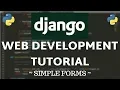 Django Tutorial - Simple Forms