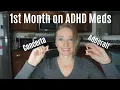 1st Month on AD Meds Concerta vs Adderall