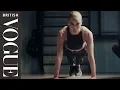 Work Out With Jasmine Sanders British Vogue