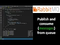 RabbitMQ Tutorial - Publisher and Consumer program with example in nodeJS