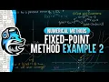 Fixed Point Iteration Method Example 2 Numerical Methods