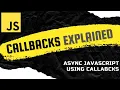 Asynchronous JavaScript using Callback Functions Create custom async functions with callbacks