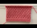 Easy New Knitting Stitch Pattern For