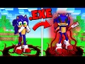 Becoming SONIC EXE in Minecraft