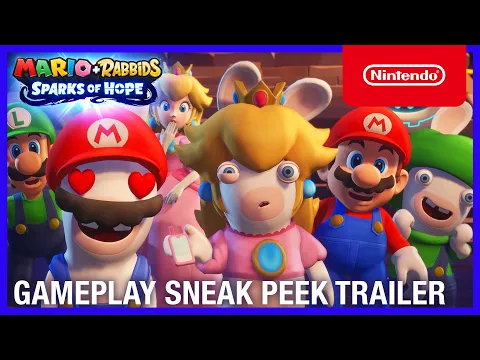 Mario + Rabbids Sparks of Hope - Gameplay Sneak Peek Trailer - Nintendo Switch