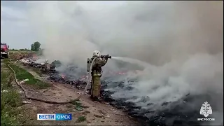 Омского школьника наградили за тушение крупного пожара