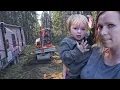 Clearing Alaskan Property for Our Cabin and Camping on Our Land