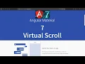 How to Use Infinite Virtual Scroll Feature in Angular 7 with Angular Material 7 CDK by TechTechTuts