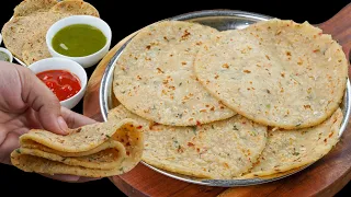15 Min Aloo Rice Flour Breakfast 😍 | Potato Rice Roti Snack | Easy Breakfast Recipe | N'Oven