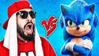 Sonic (Dublador Oficial) Vs. Mussa - Batalha de Rima Gameplay Part. Manolo Rey