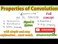 Properties of Convolution in Signal and System engineeringshikhar